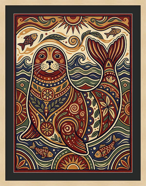 Seal Folk Embracing Nature