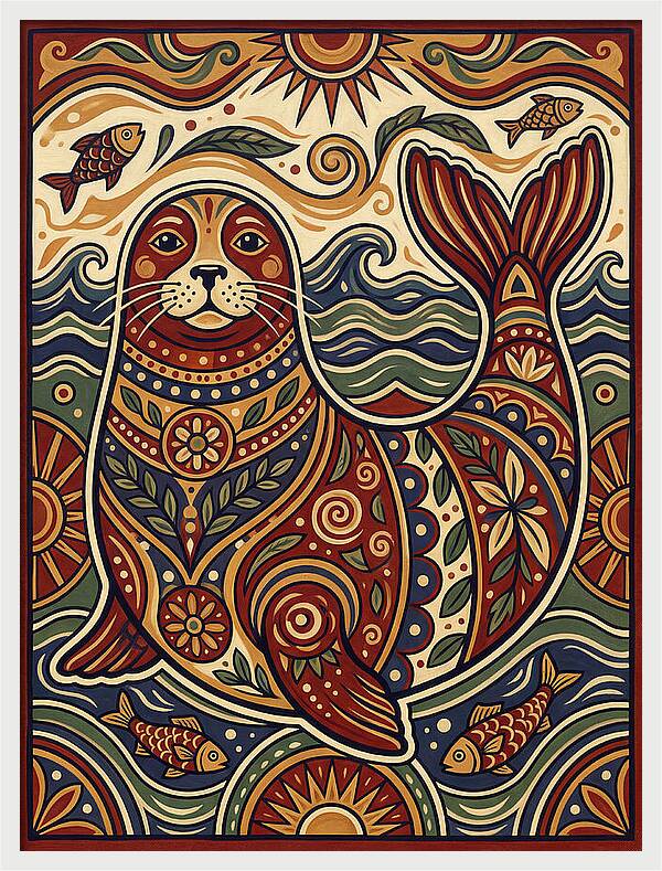 Seal Folk Embracing Nature
