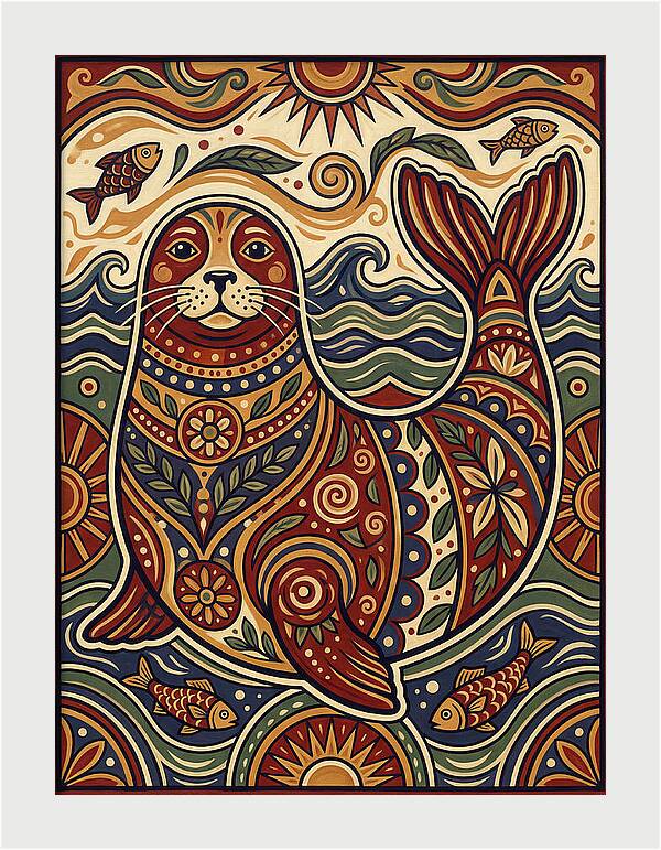 Seal Folk Embracing Nature