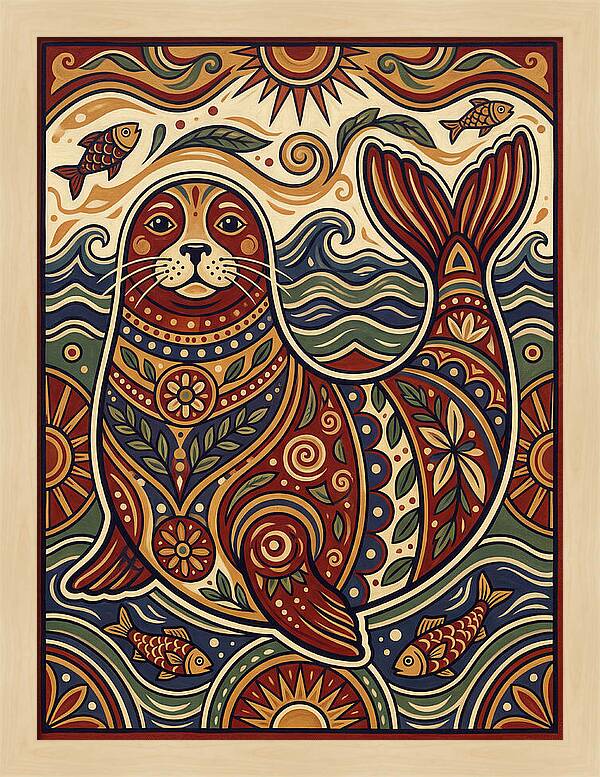 Seal Folk Embracing Nature