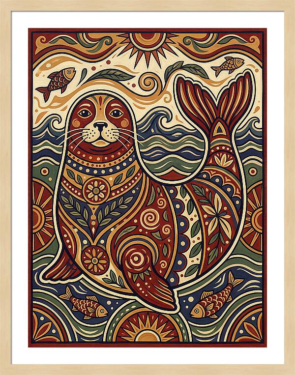 Seal Folk Embracing Nature