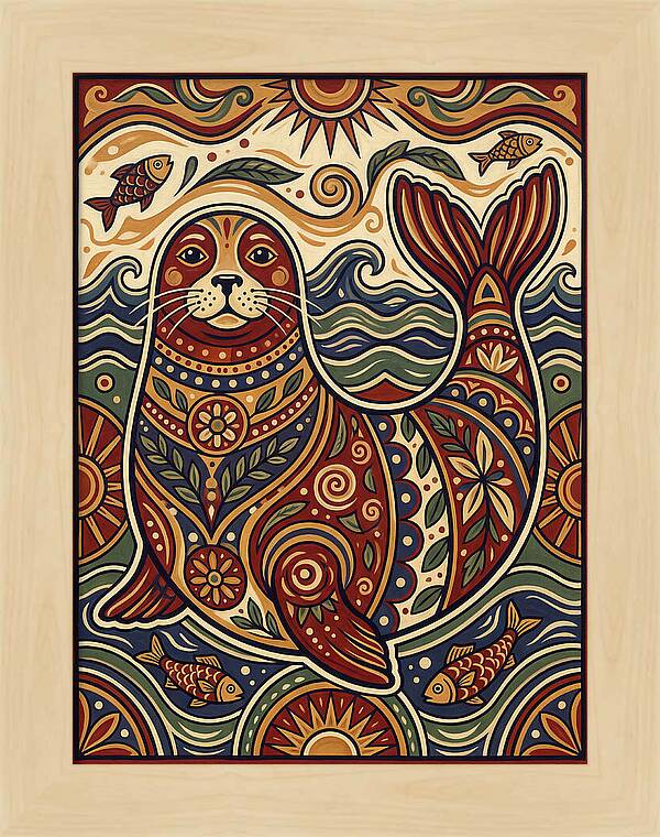 Seal Folk Embracing Nature