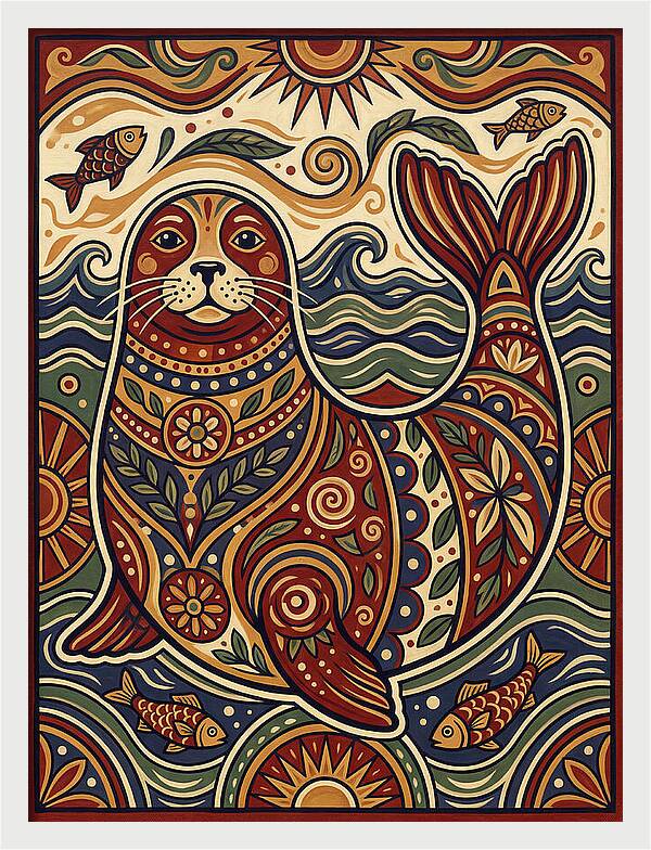 Seal Folk Embracing Nature