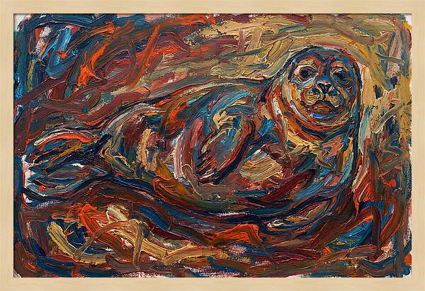 Seal In Expressionist Style