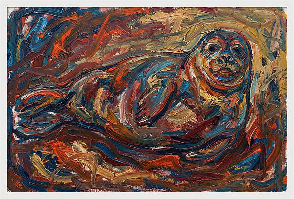 Seal In Expressionist Style