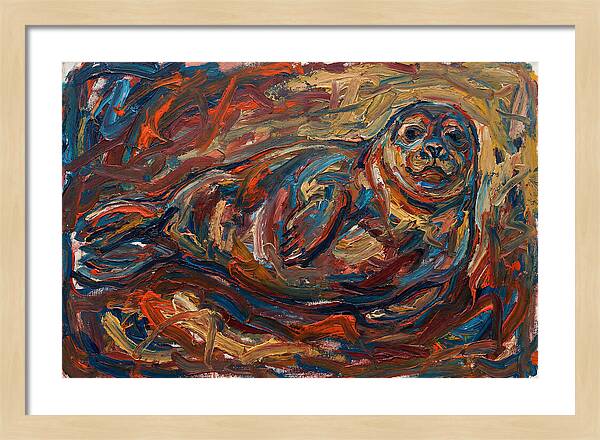 Seal In Expressionist Style