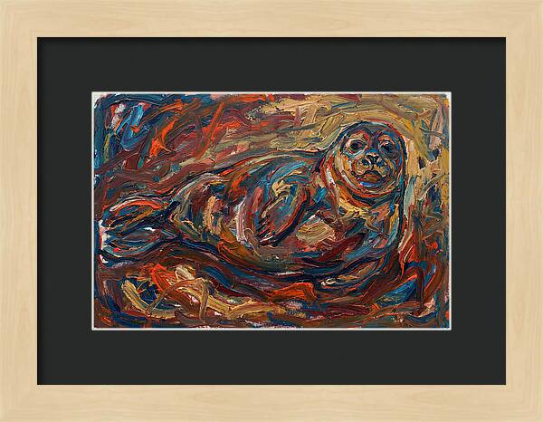 Seal In Expressionist Style