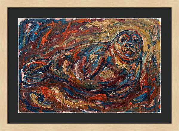 Seal In Expressionist Style