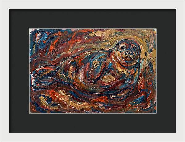 Seal In Expressionist Style