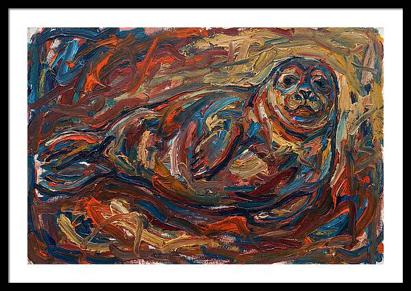 Seal In Expressionist Style