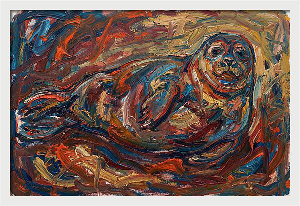 Seal In Expressionist Style