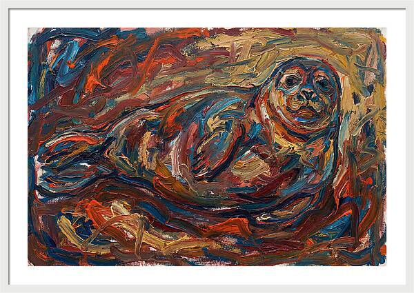 Seal In Expressionist Style