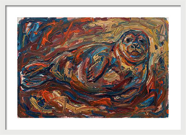 Seal In Expressionist Style