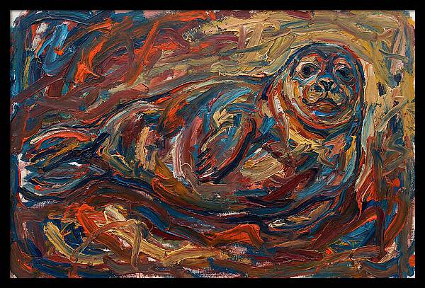 Seal In Expressionist Style