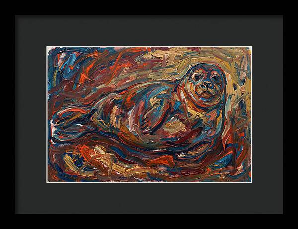 Seal In Expressionist Style