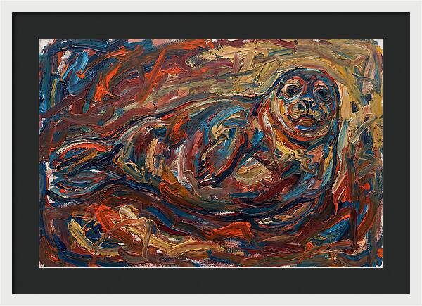 Seal In Expressionist Style