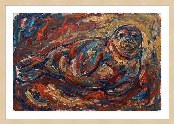 Seal In Expressionist Style