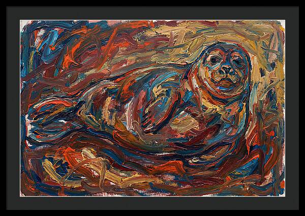 Seal In Expressionist Style