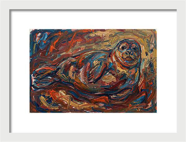 Seal In Expressionist Style