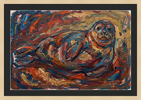 Seal In Expressionist Style