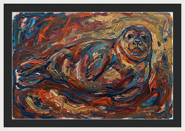 Seal In Expressionist Style