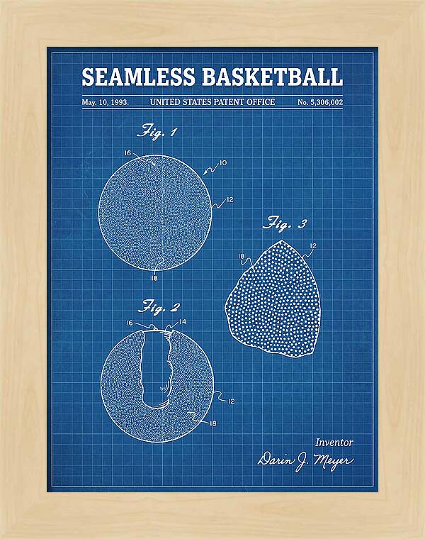 Seamless Basketball Meyer Blueprint Patent Us5306002