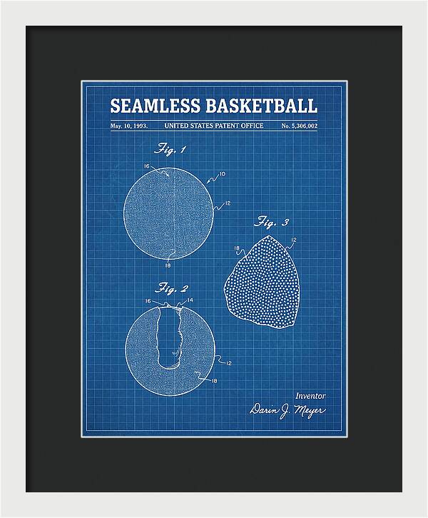 Seamless Basketball Meyer Blueprint Patent Us5306002