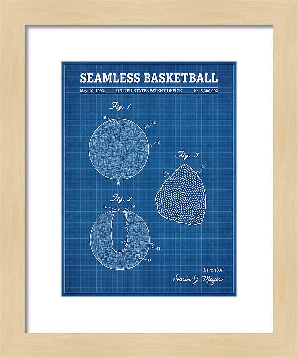 Seamless Basketball Meyer Blueprint Patent Us5306002