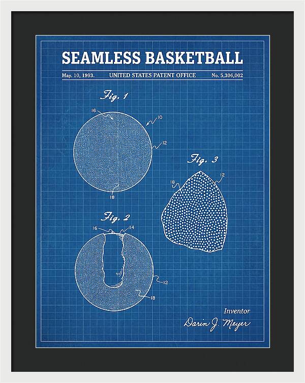 Seamless Basketball Meyer Blueprint Patent Us5306002