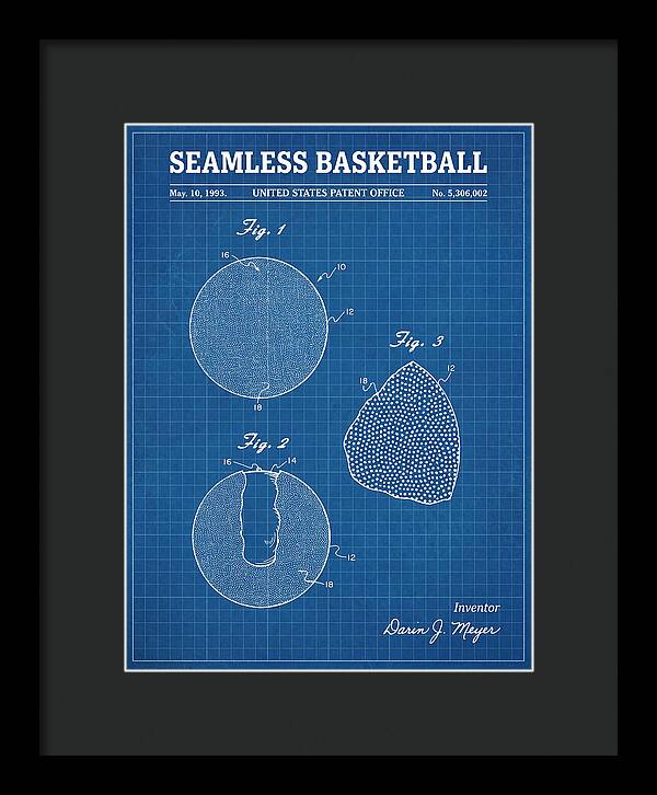 Seamless Basketball Meyer Blueprint Patent Us5306002