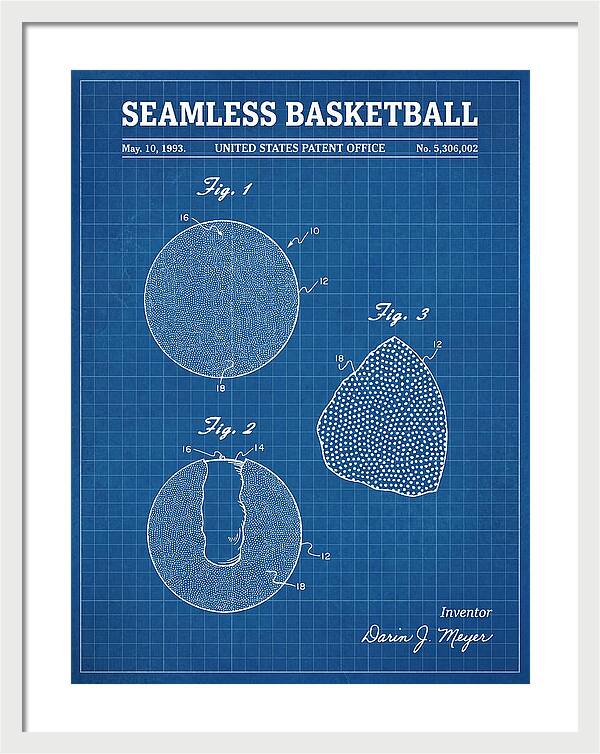 Seamless Basketball Meyer Blueprint Patent Us5306002