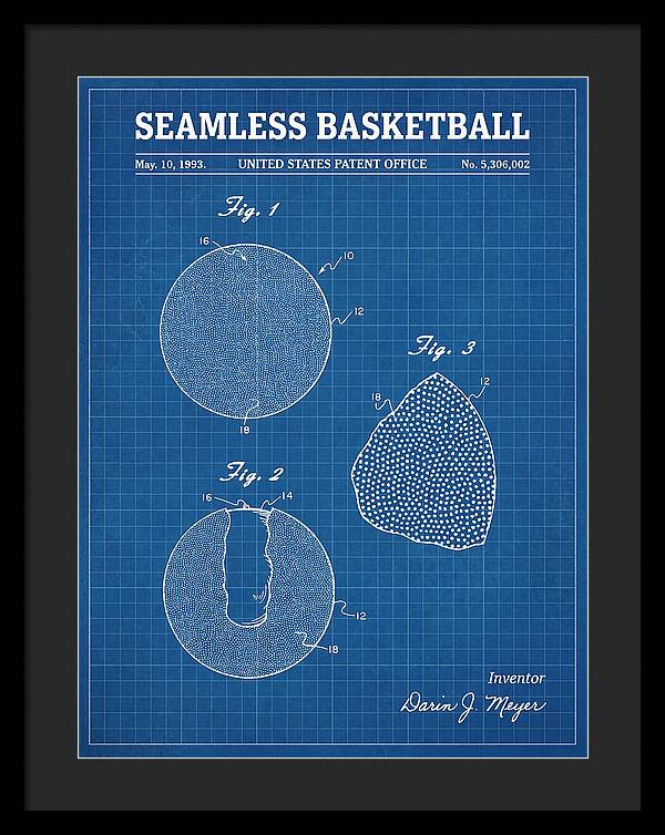 Seamless Basketball Meyer Blueprint Patent Us5306002