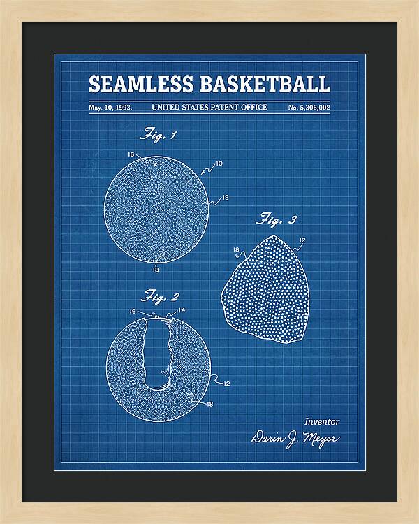 Seamless Basketball Meyer Blueprint Patent Us5306002