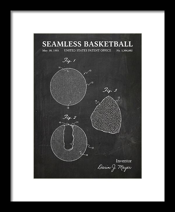 Seamless Basketball Meyer Chalkboard Patent Us5306002