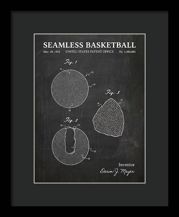Seamless Basketball Meyer Chalkboard Patent Us5306002