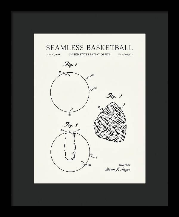 Seamless Basketball Meyer Minimalist Patent Us5306002