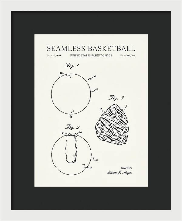 Seamless Basketball Meyer Minimalist Patent Us5306002