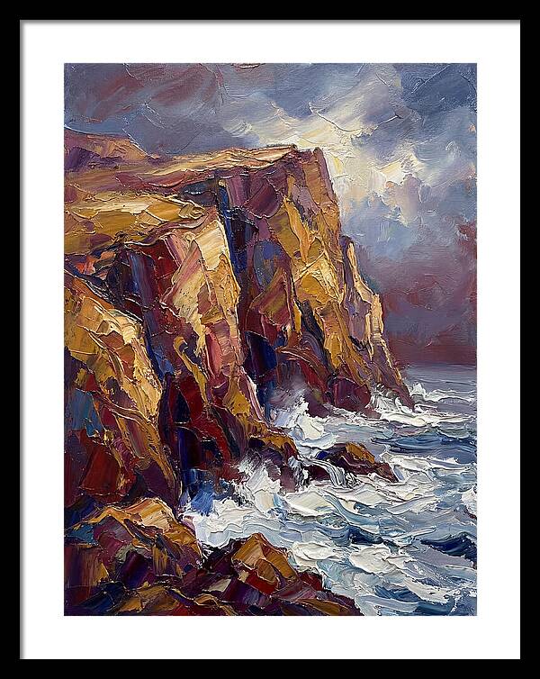 Seaside Cliffs At Dusk