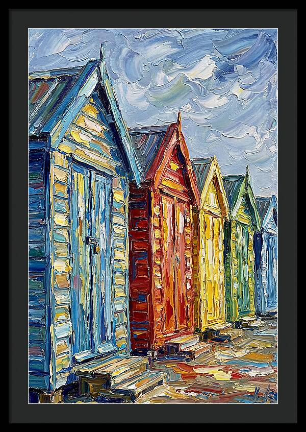 Seaside Huts Under The Sun