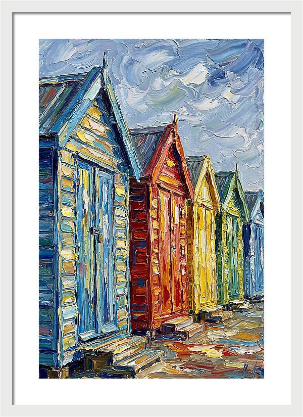 Seaside Huts Under The Sun
