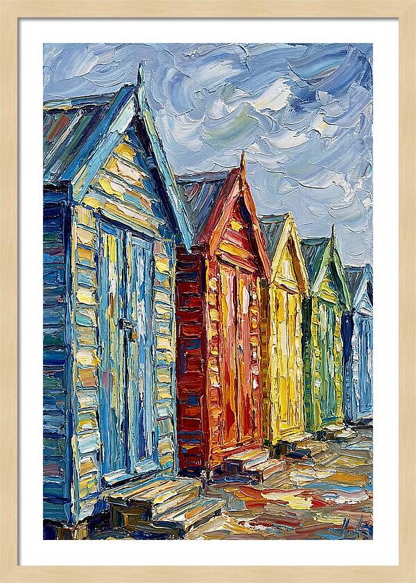 Seaside Huts Under The Sun