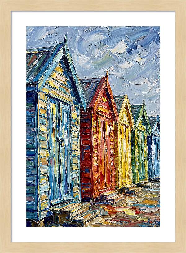 Seaside Huts Under The Sun