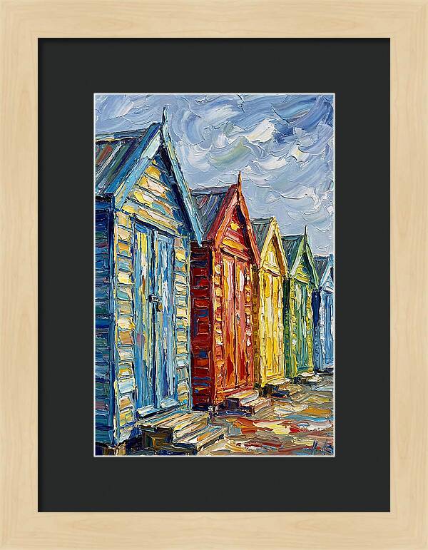 Seaside Huts Under The Sun
