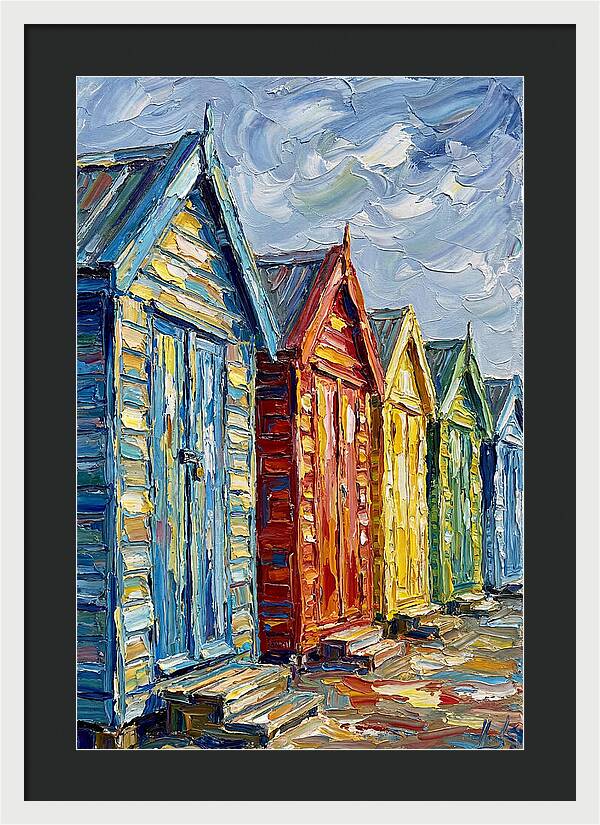 Seaside Huts Under The Sun