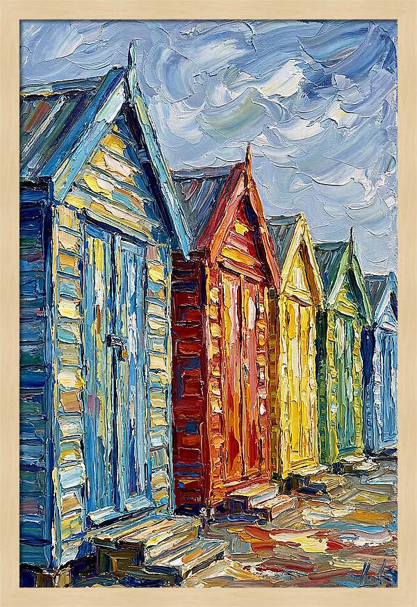 Seaside Huts Under The Sun