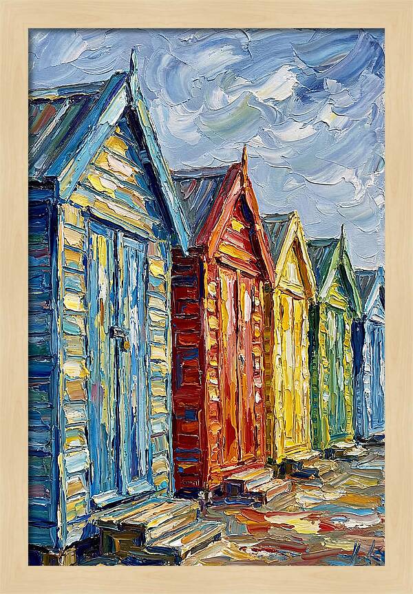Seaside Huts Under The Sun