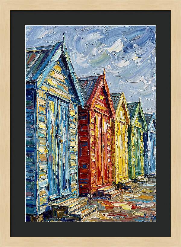 Seaside Huts Under The Sun