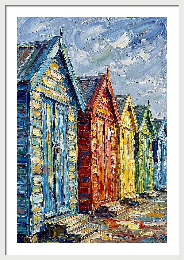 Seaside Huts Under The Sun