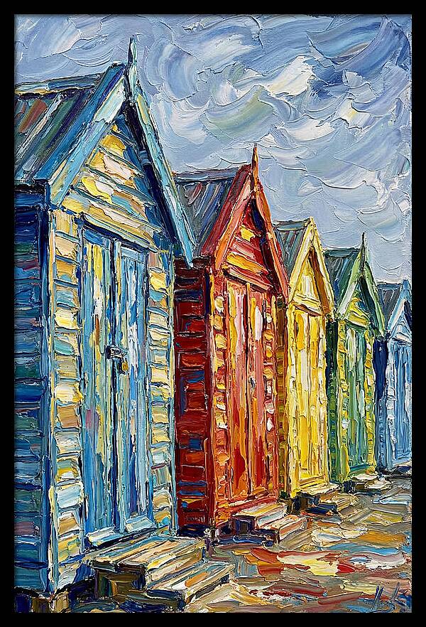 Seaside Huts Under The Sun