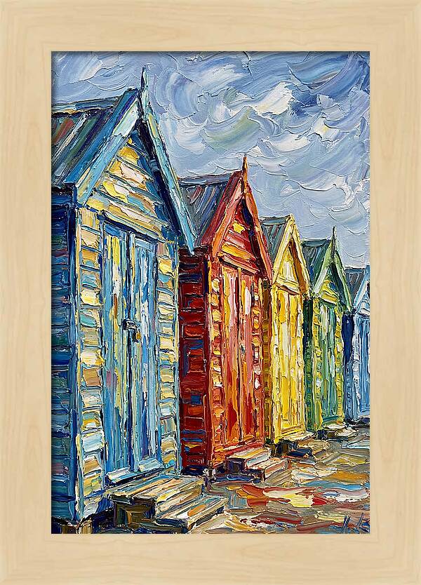 Seaside Huts Under The Sun